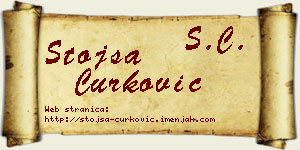 Stojša Ćurković vizit kartica